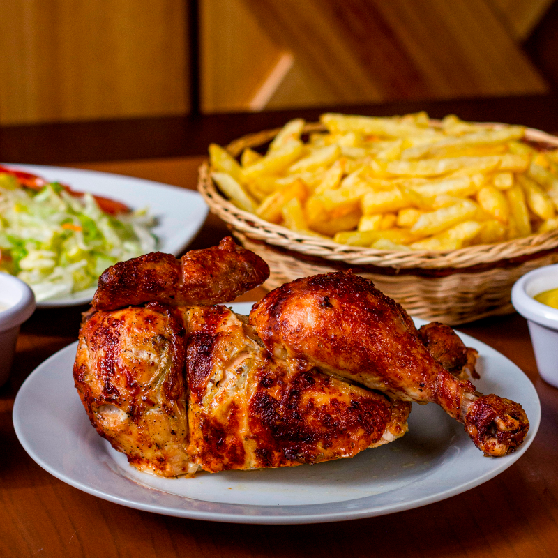 1/2 pollo a la brasa